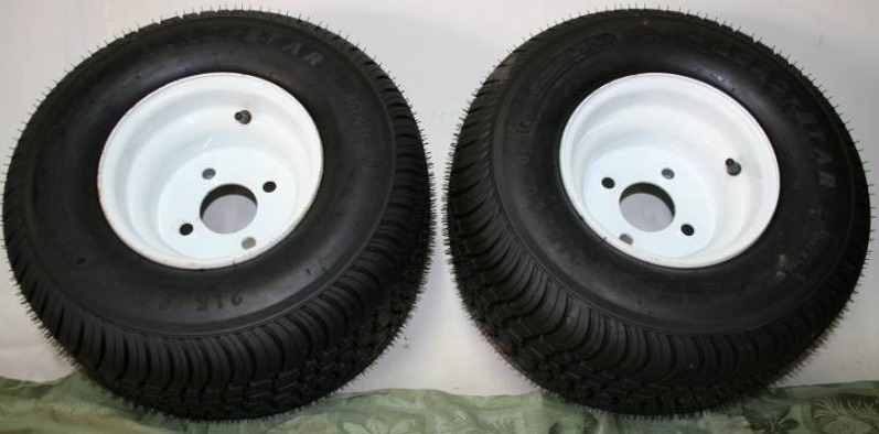 lot 198 image: Trailer Tires on Rims