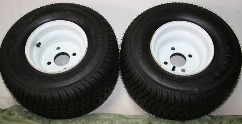 lot 199 image: Trailer Tires on Rims