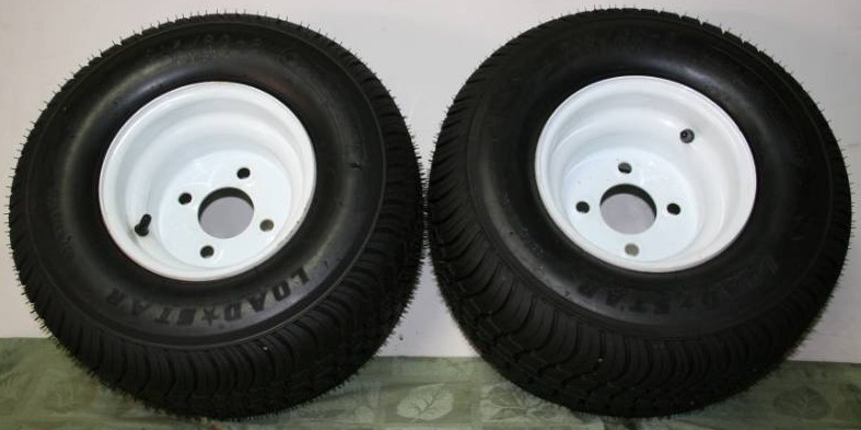 lot 200 image: Trailer Tires on Rims