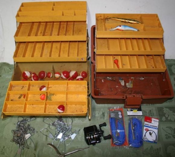 lot 355 image: Tackle Boxes with Contents