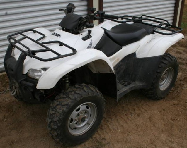 lot 8 image: 2009 Honda Rancher AT ATV