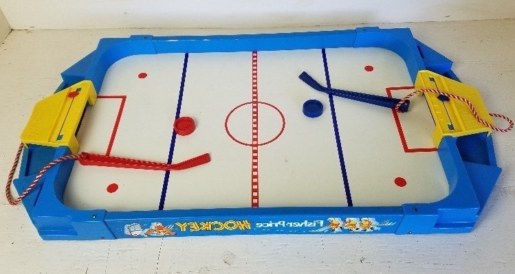 lot 45 image: Vintage Fisher Price Table Hockey Game from 1974