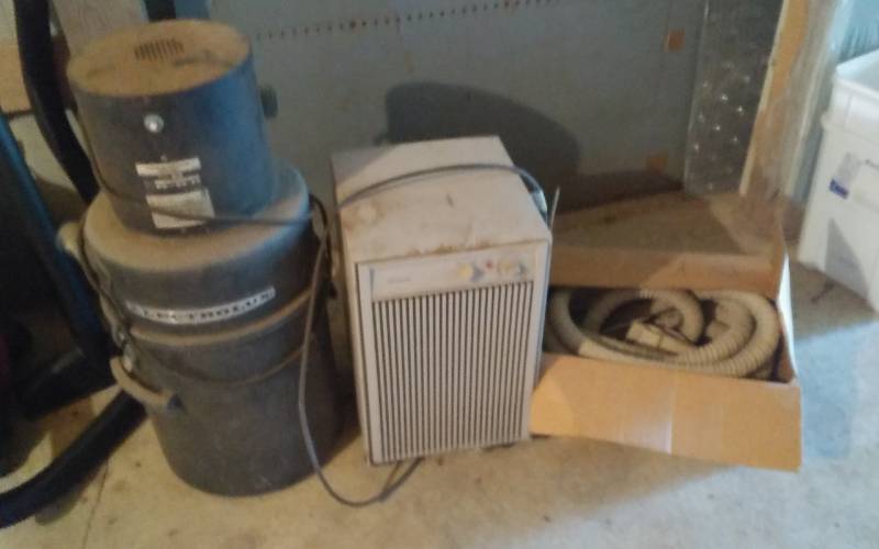 lot 37 image: Electrolux Canister Vacuum, Electrolux Attachments, Kenmore Humidifier