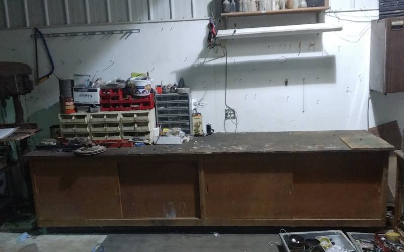 lot 102 image: Work Bench Cabinet 11x30x33