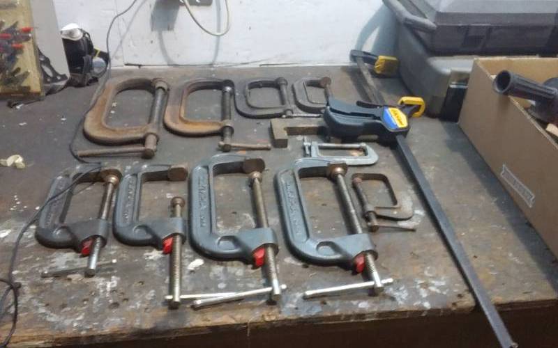lot 111 image: 1-Quick-Grip & Lot Of Assorted C-Clamps