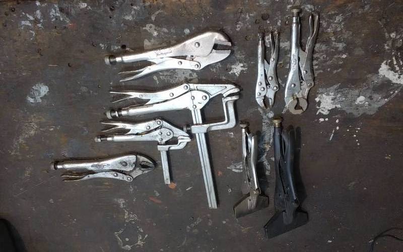 lot 114 image: Lot Of Assorted Vice Grips