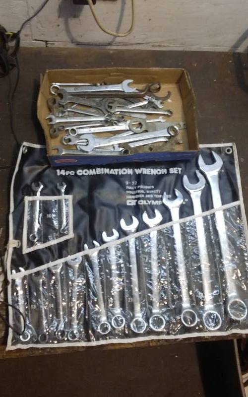 lot 121 image: Olympia Tools Complete Wrench Set & Other Metric Wrenches