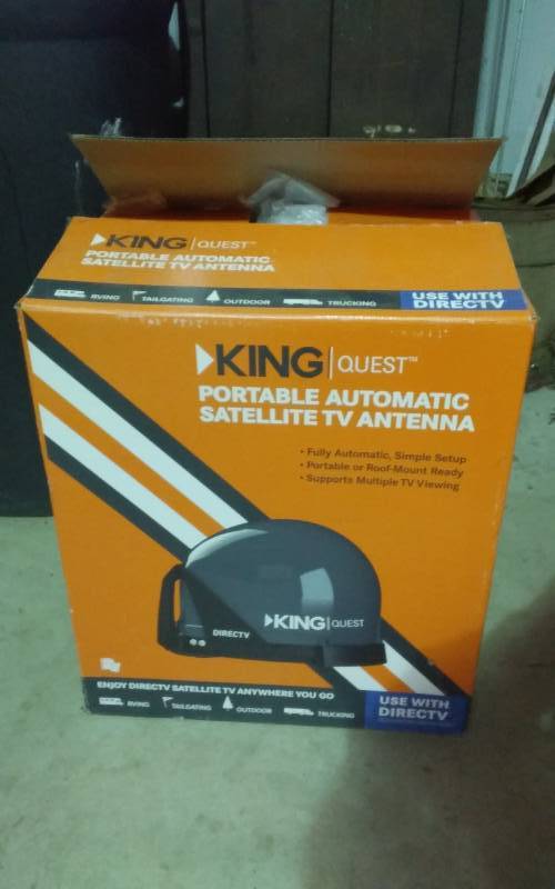 lot 181 image: Portable Automatic Satellite TV Antenna Works With Direct TV Anywhere You Go