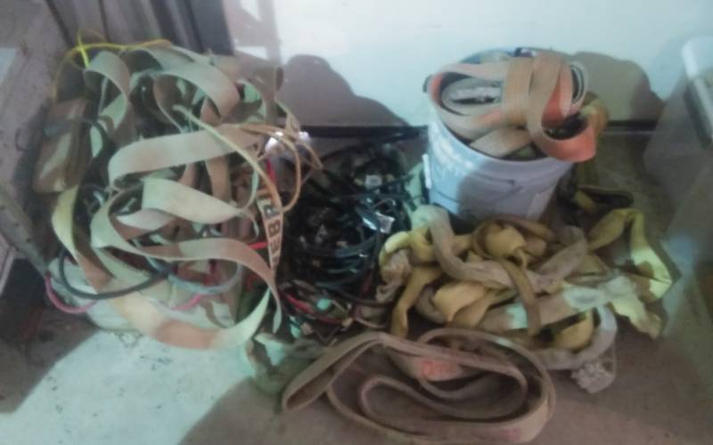 lot 183 image: Ratchet Straps, Lifting Straps, Bungees