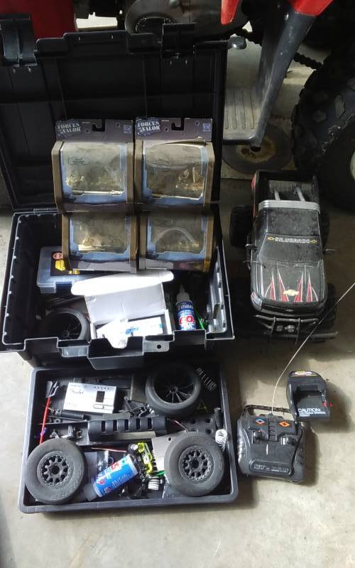 lot 235 image: Lot Of RC Car Parts, 4-Forces Of Valor 172 Scale