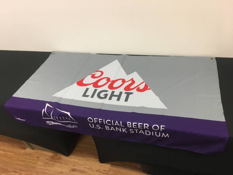 Coors Light Us Bank Stadium Beer Banner 58 X 36 Beer
