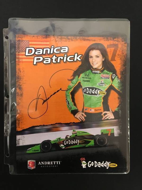 lot 63 image: Nascar - Danica Patrick Autographed 8 x 10
