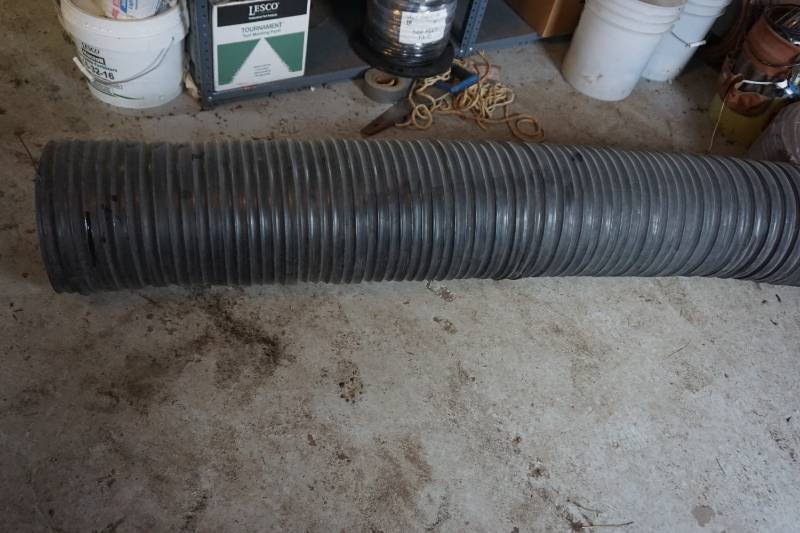 lot 16 image: 10 Diameter Leaf VacCollection Flex Intake Hose