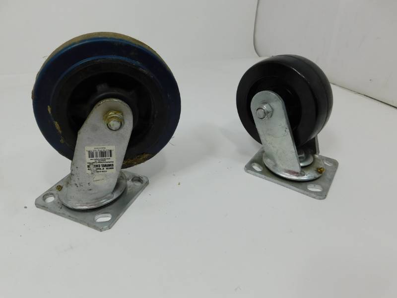 lot 35 image: Two Different Size Swivel Dolly Casters