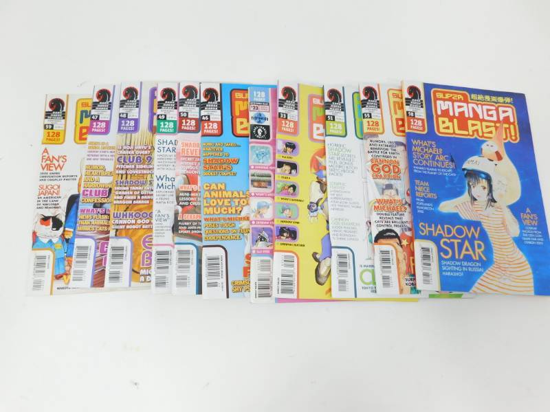lot 69 image: Eleven Super MANGA BLAST Comic Books
