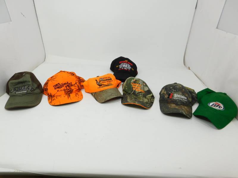 lot 105 image: Seven Collectors Hats