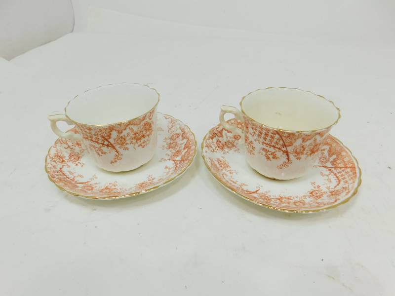 lot 109 image: Two Vintage China Matching Saucer & Cup Sets