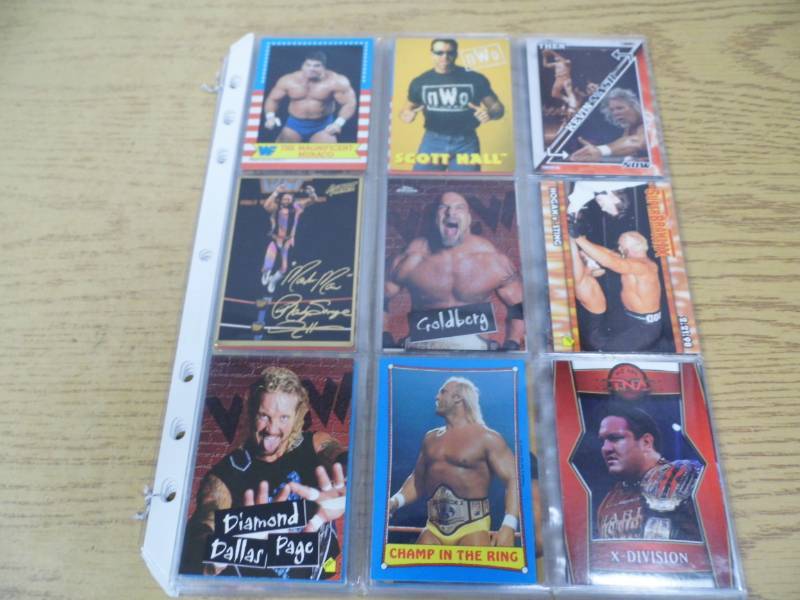 Lot of 6 Sheets Assorted Sports Cards