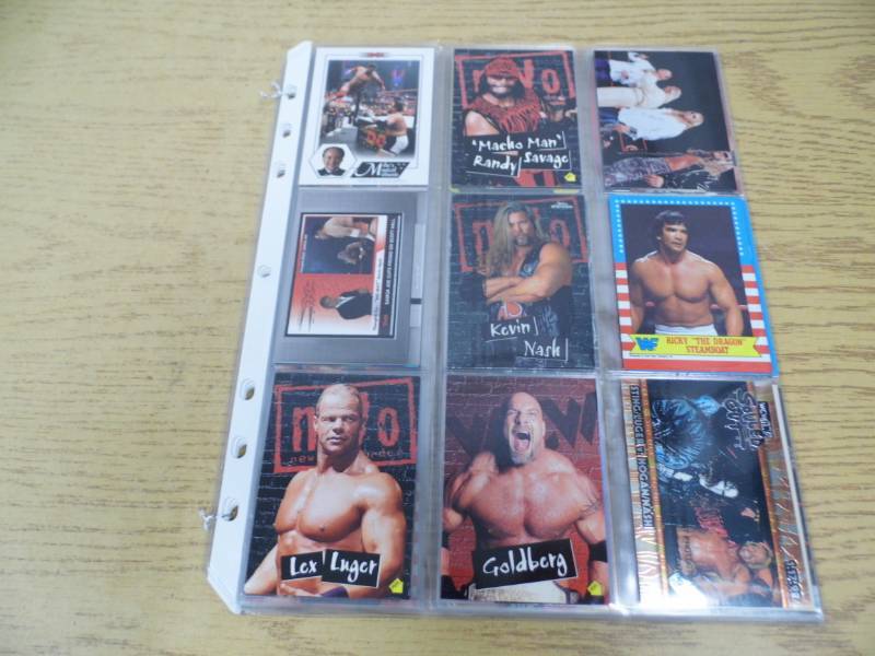 Lot of 6 Sheets Assorted Sports Cards