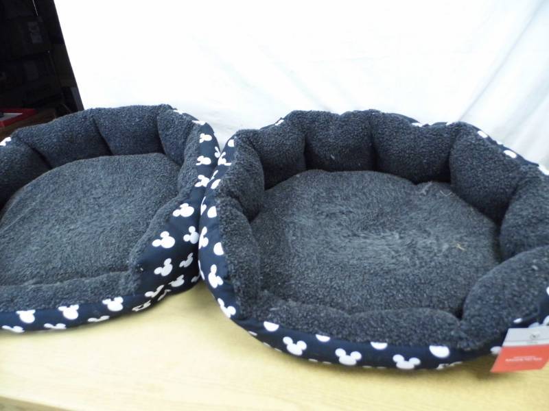 Lot of 2 Mickey Mouse Dog Beds