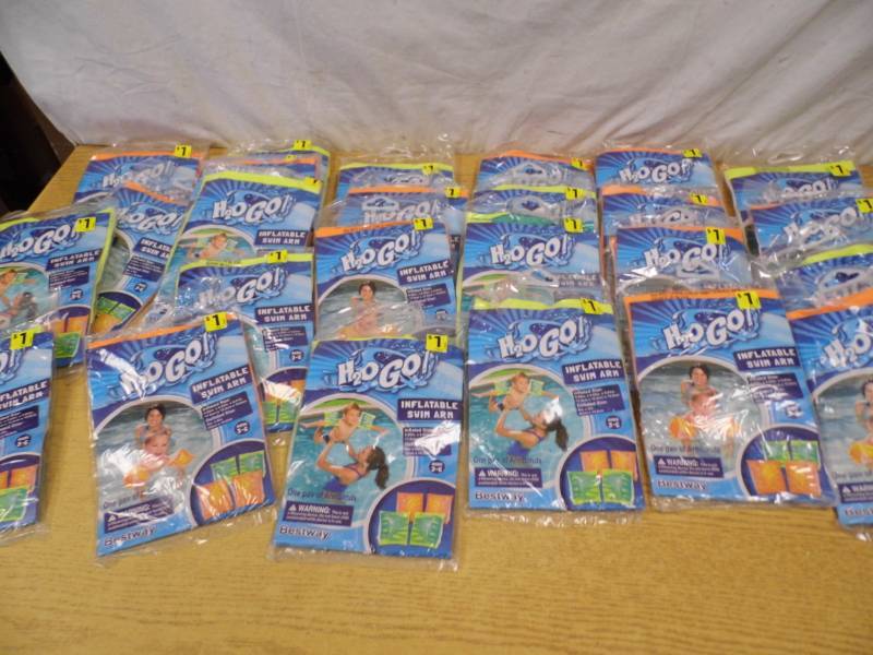 Lot of 25 Inflatable Swim Arms