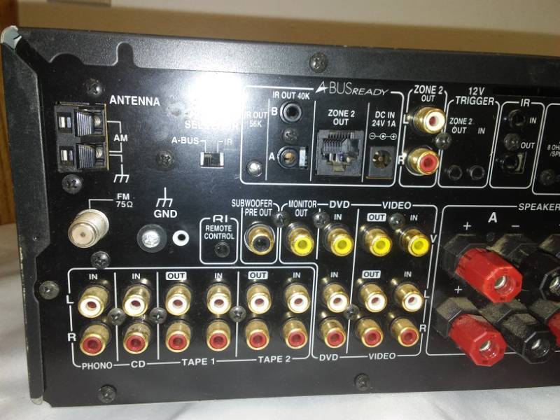 lot 47 image: Integra Wrat wide range amplifier technology receiver 8 function input,