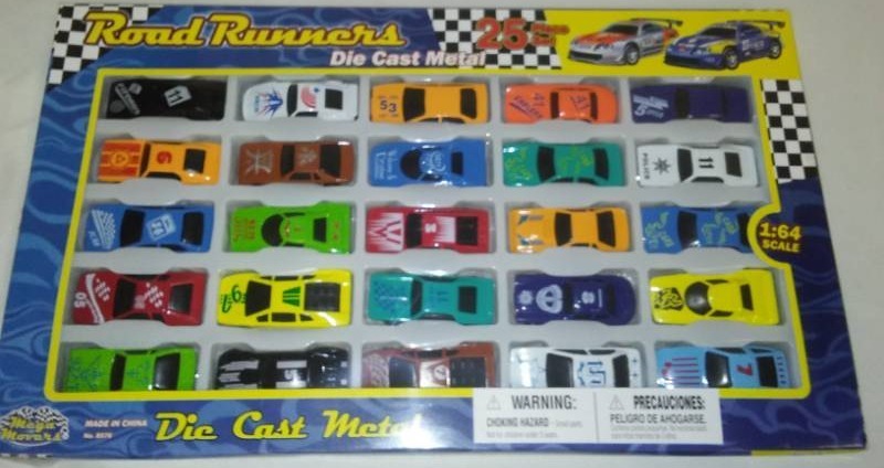 lot 97 image: 25 -164 scale race cars. New in box.