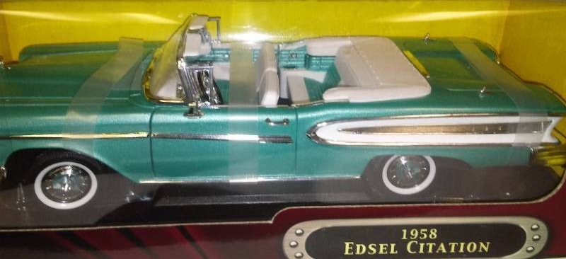 lot 100 image: 1958 Edsel Citation convertible.