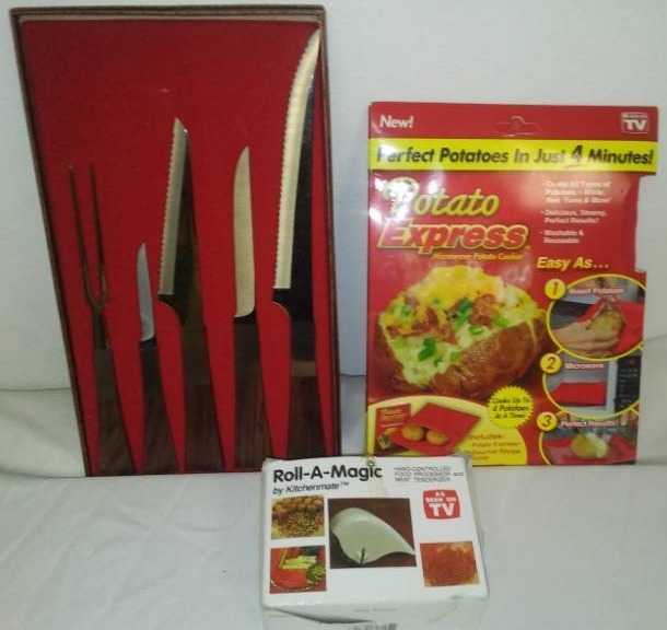 lot 138 image: New kitchen items,new in box, as seen on TV
