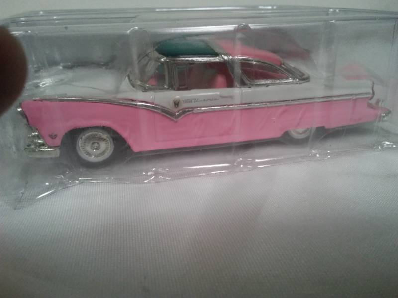 lot 154 image: 1955 mercury glass top and 1958 Edsel.