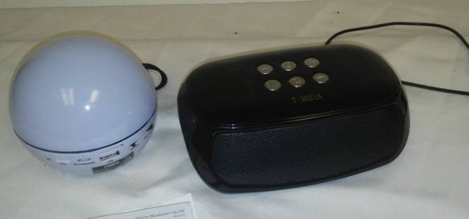 lot 164 image: 2 Bluetooth portable speakers.
