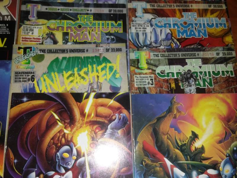 19 Comics Marvel Youngblood, Chromian Man and more.