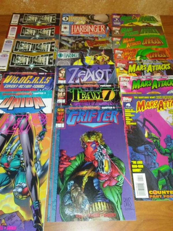 21 Comics, Mars Attacks, Deathmute and more.