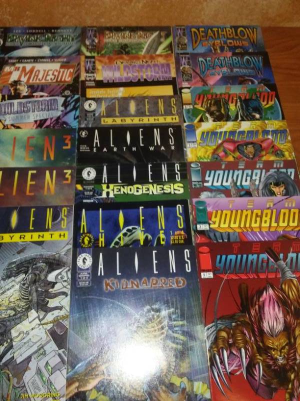 20 comics - Youngblood, Alien 3.