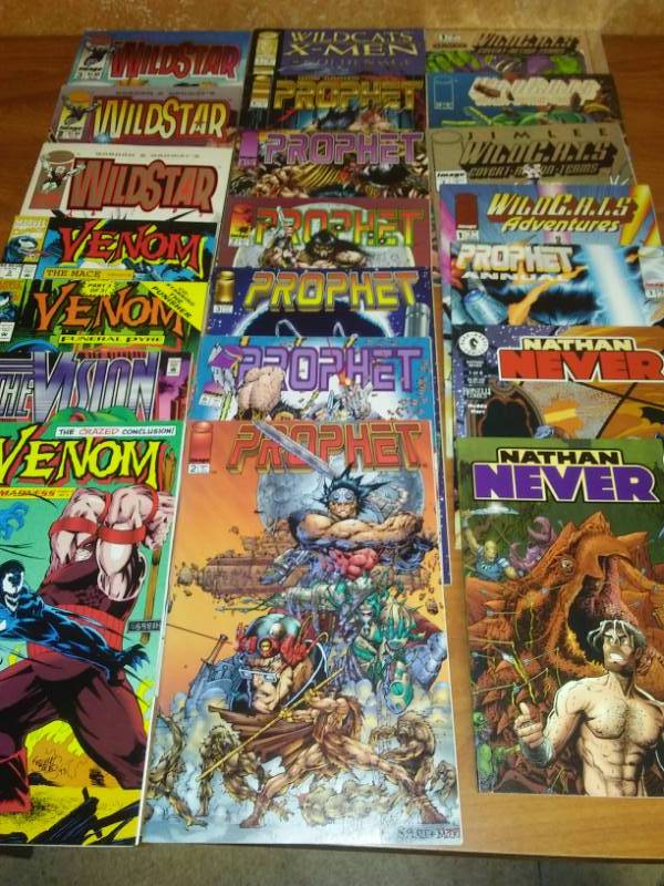 21 Comics Profit, Windstar, Venom, Wildcats.