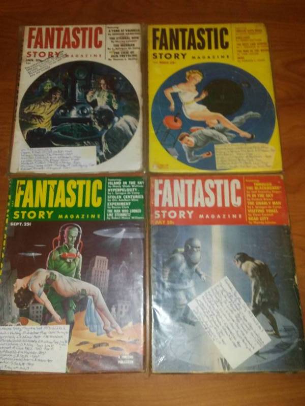 4 Fantastic Story 1953. PULP
