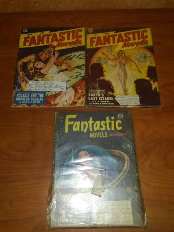 4 Fantastic Novels. 19 51 and 52. PULP
