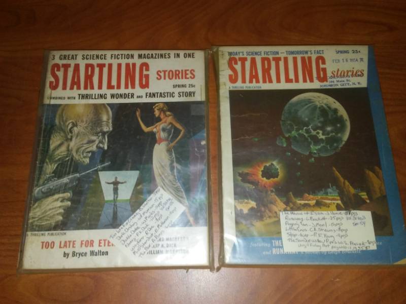 4 Startling Stories 1954. PULP