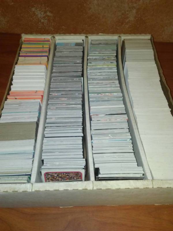 3000 mainly MLB trading cards some NBA.