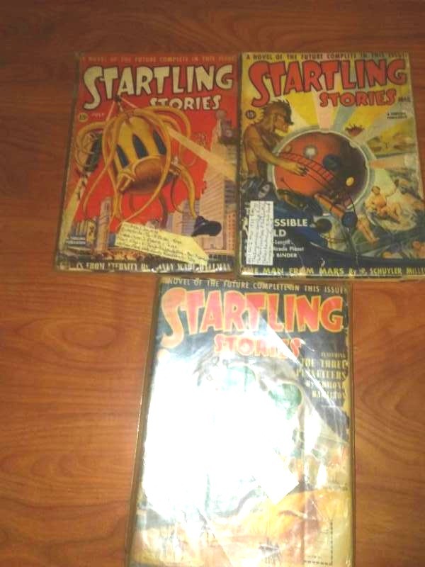 4 Startling Stories, 1939 - 40. PULP