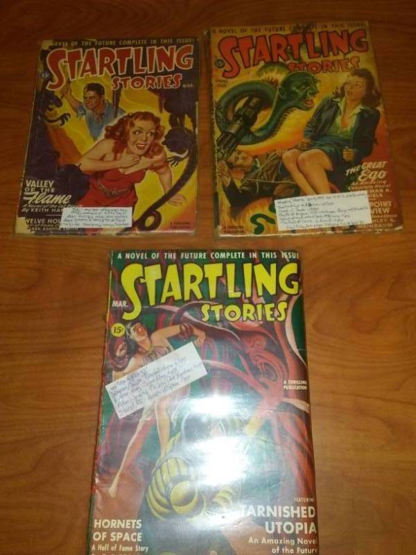4 Startling Stories, 1942 - 44. PULP