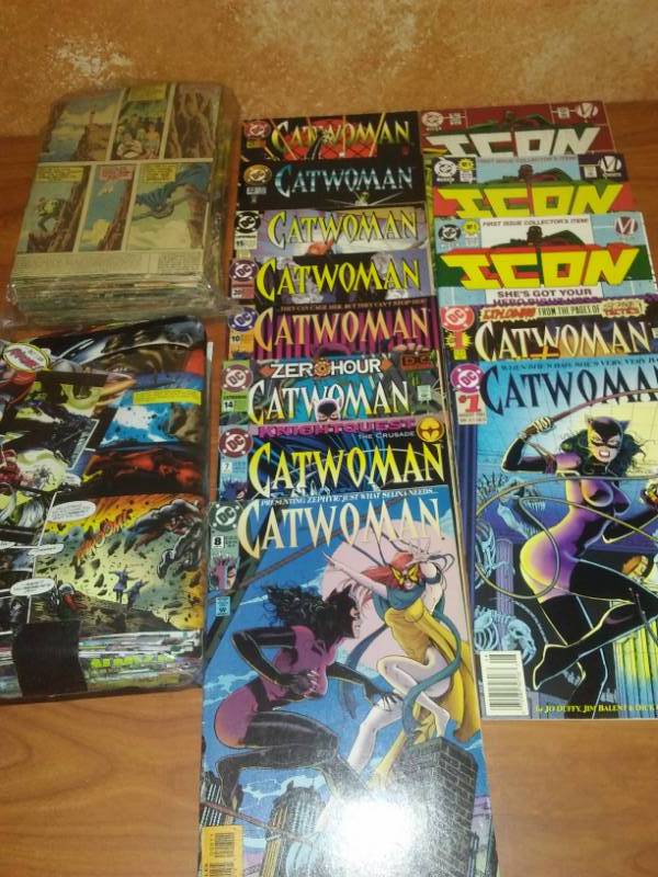 Catwoman comics, Batman daily cutouts and more.