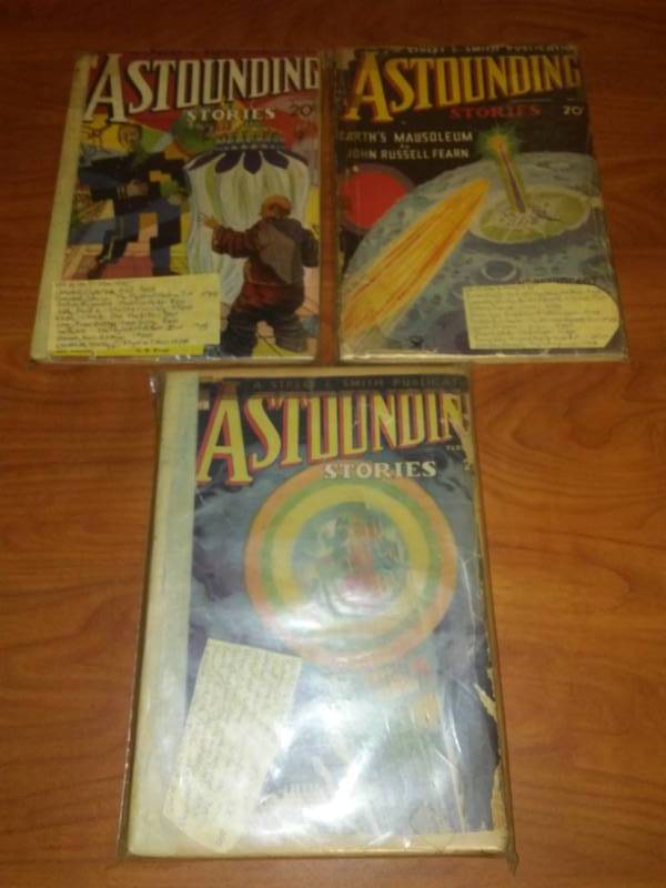 4 Astounding Stories 1935. PULP