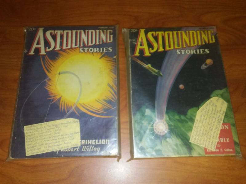 4 Astounding Stories, 1936 - 37. PULP