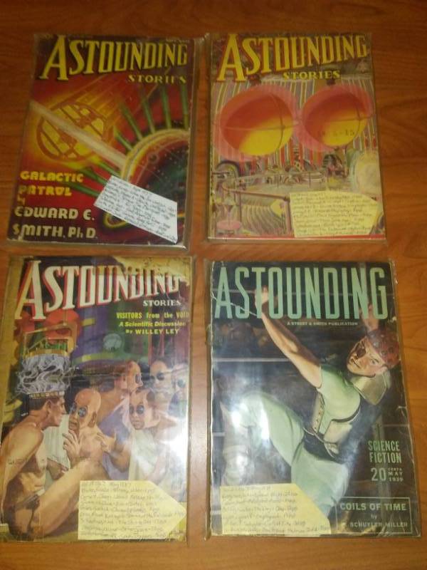 4 Astounding Stories come in 1937 and 39. PULP