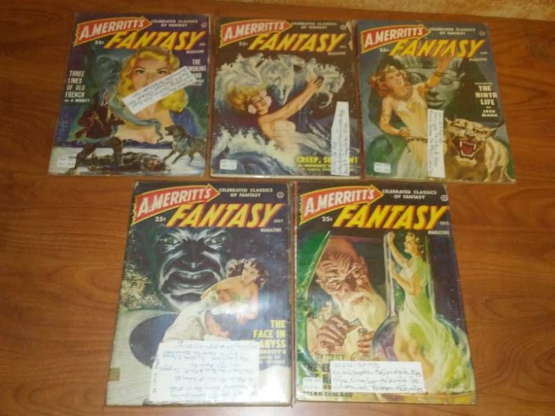 5 A. Merritts Fantasy Magazine. PULP