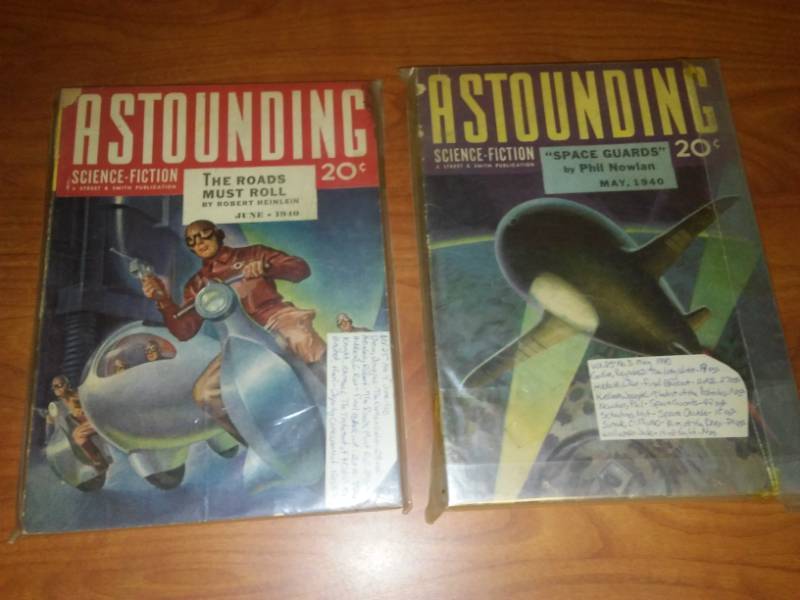 3 Pulp Astounding Science Fiction, 1940. PULP