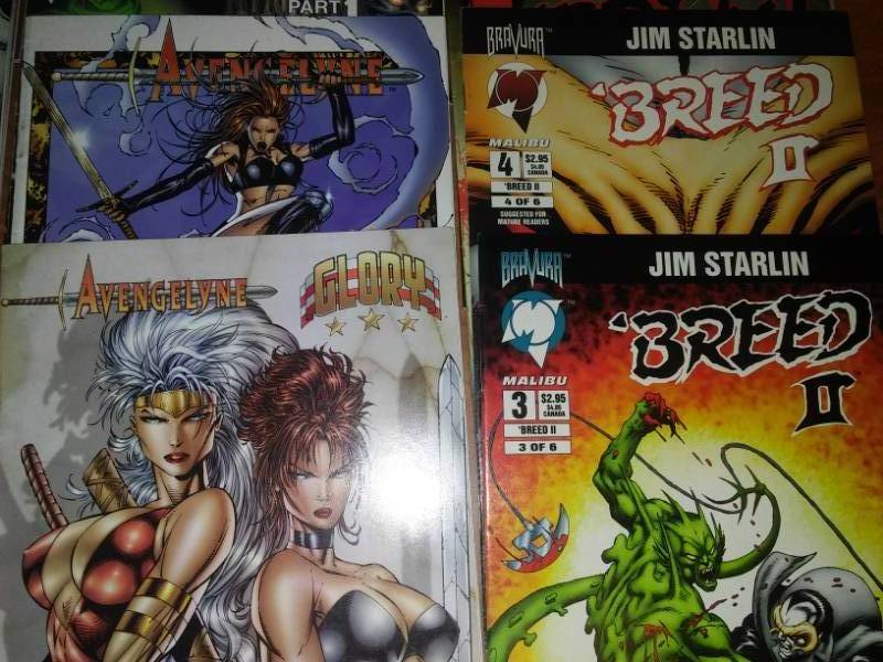 22 comics Jim Starlin Breed, Avengelyne.