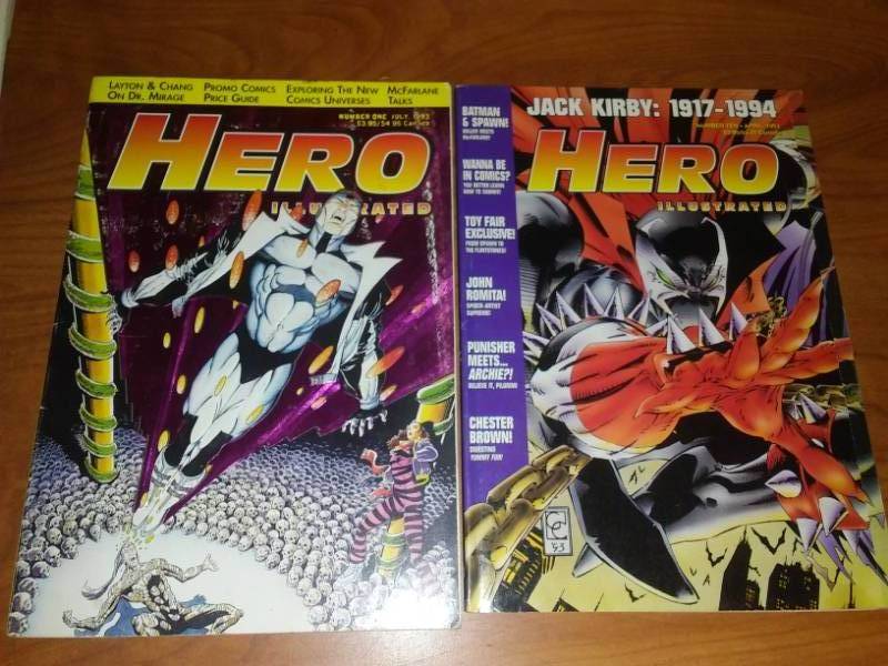 11 books, comics, magazines - hero Jack Kirby Memorial.�