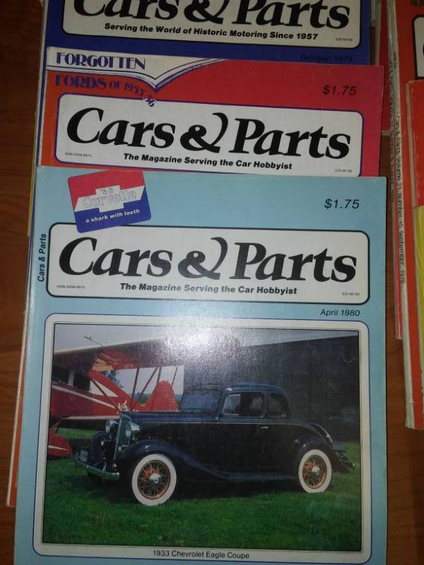 22 cars and parts magazines, 1977-78, 80, 94.